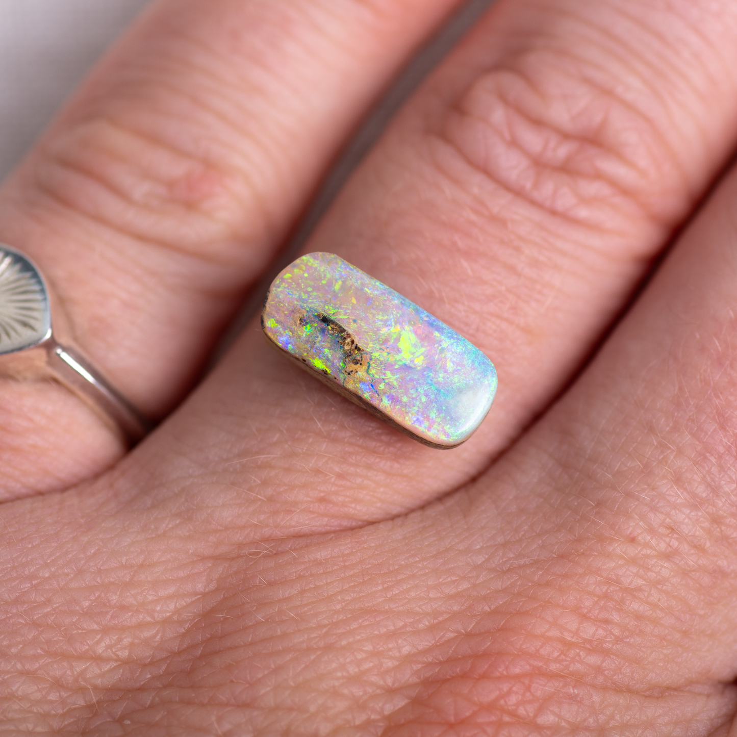 Opal East West Ring ◇ Made in your size.