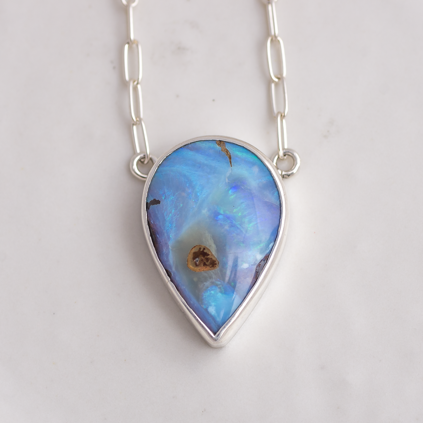 Luminous Necklace ◇ Australian Opal