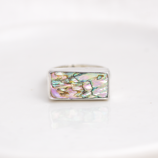 Horizontal Luminous Ring ◇ Abalone ◇ Size 7