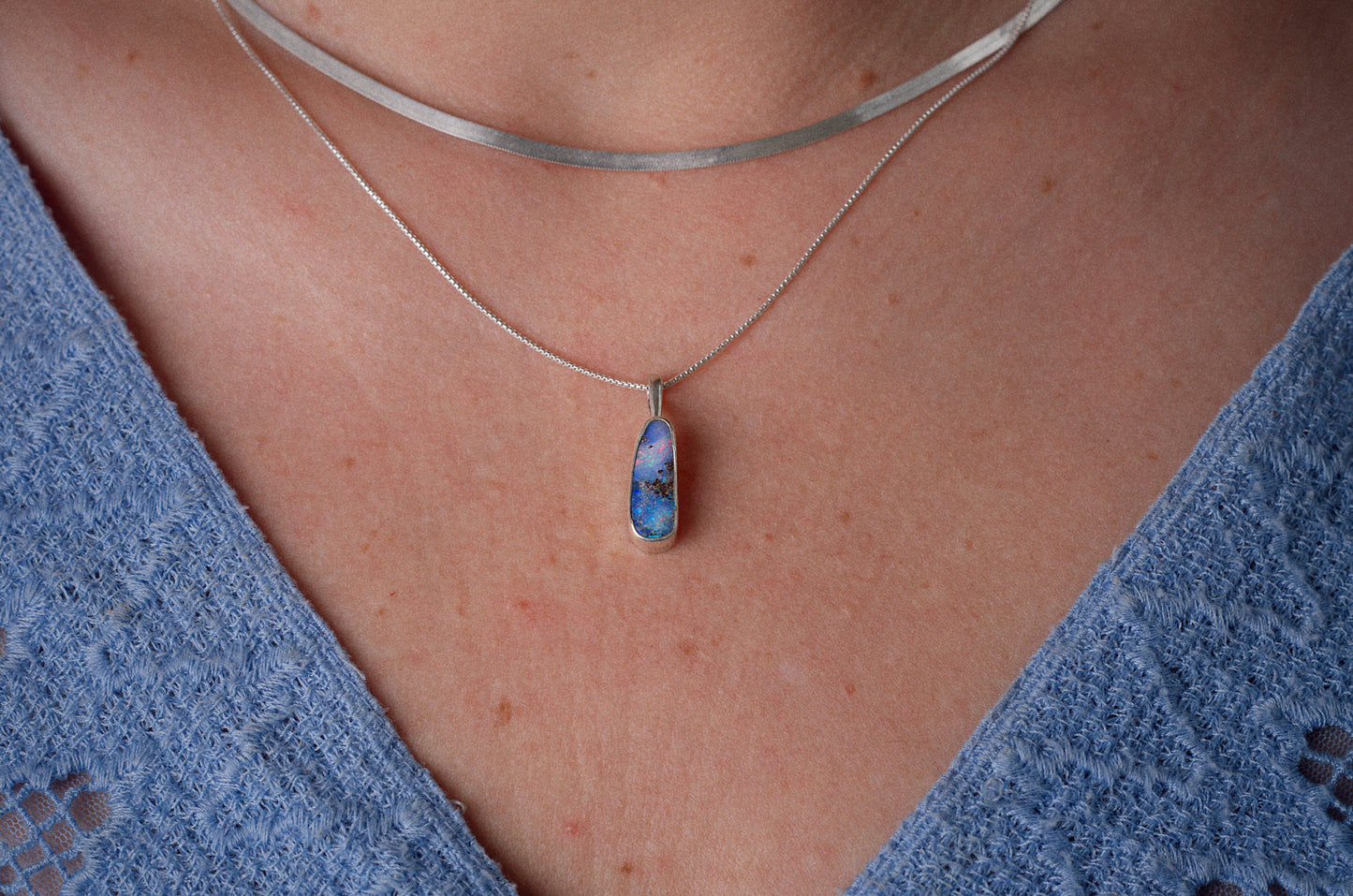 Singular Charm Opal Necklace ◇ Australian Opal