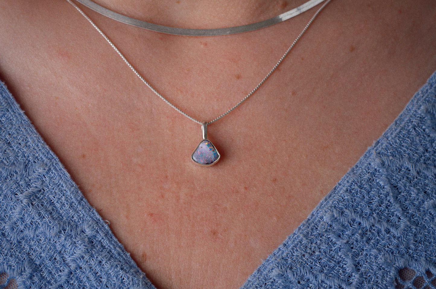 Singular Charm Opal Necklace ◇ Australian Opal