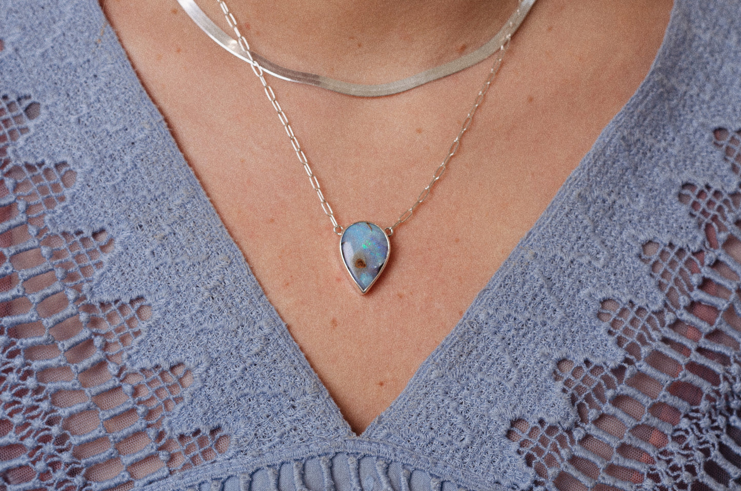 Luminous Necklace ◇ Australian Opal