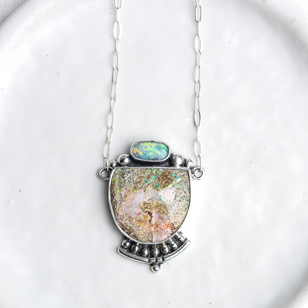 Emergence Necklace ◇ Australian Opal