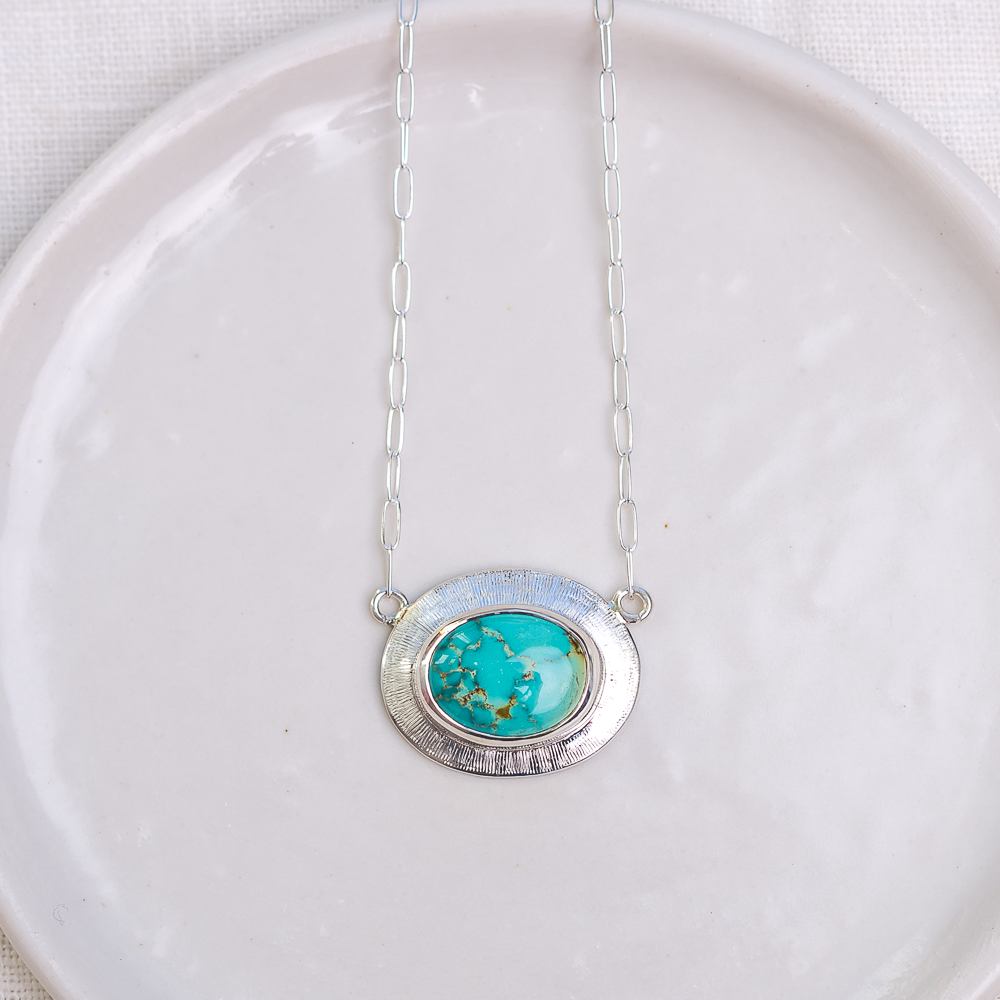 Liminal Necklace ◇ Hubei Turquoise