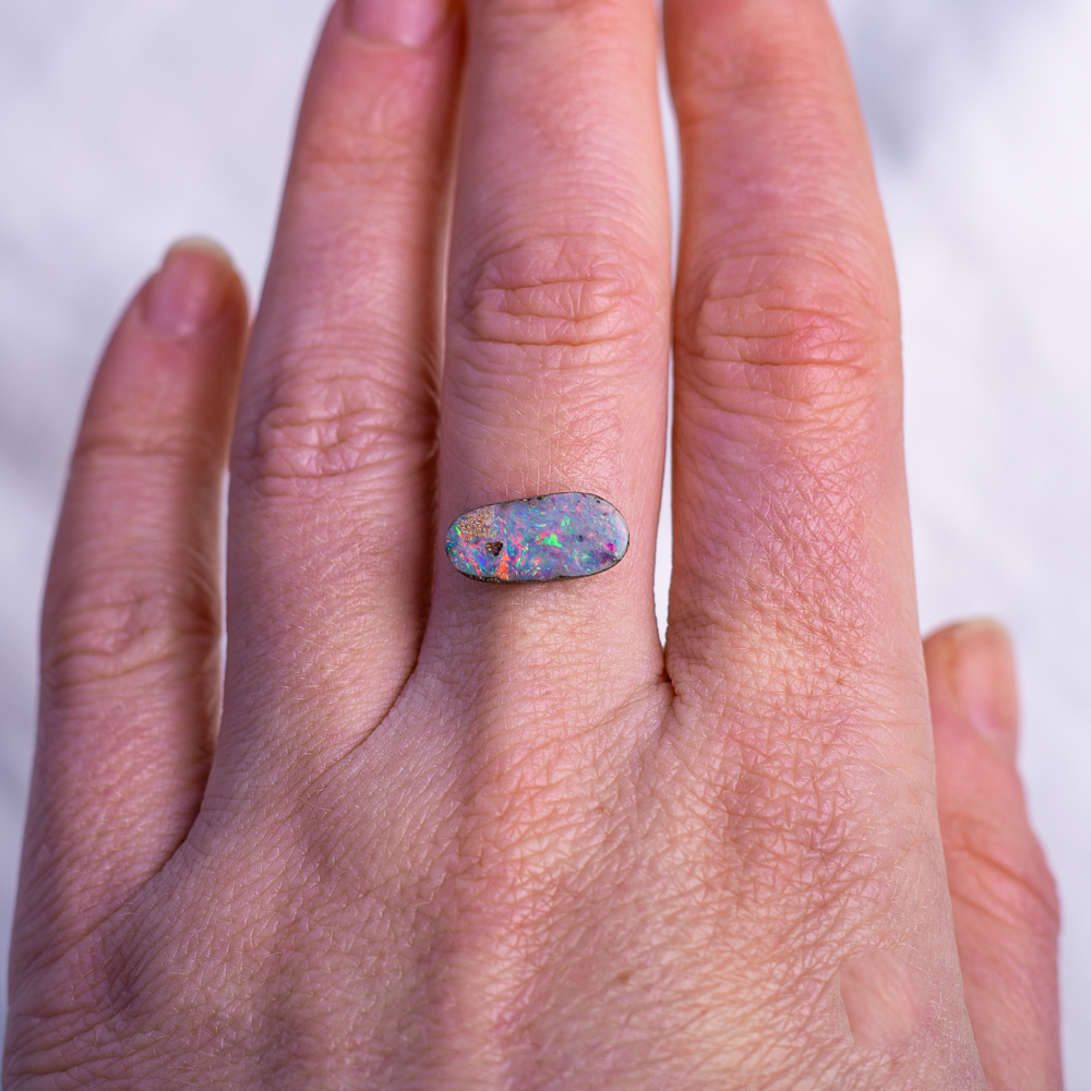 Opal East West Ring #14 ◇ Made in your size