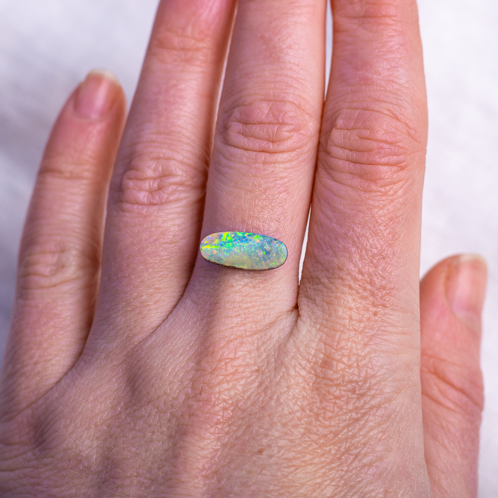 Opal East West Ring #13 ◇ Made in your size