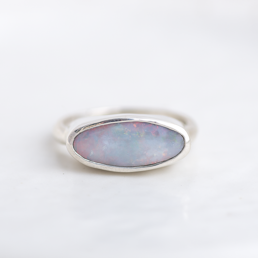 Opal East West Ring ◇ Size 6