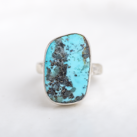 Luminous Ring ◇ Kingman Turquoise ◇ Size 6