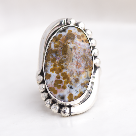 Origin Embrace Ring ◇ Ocean Jasper ◇ Size 7.5