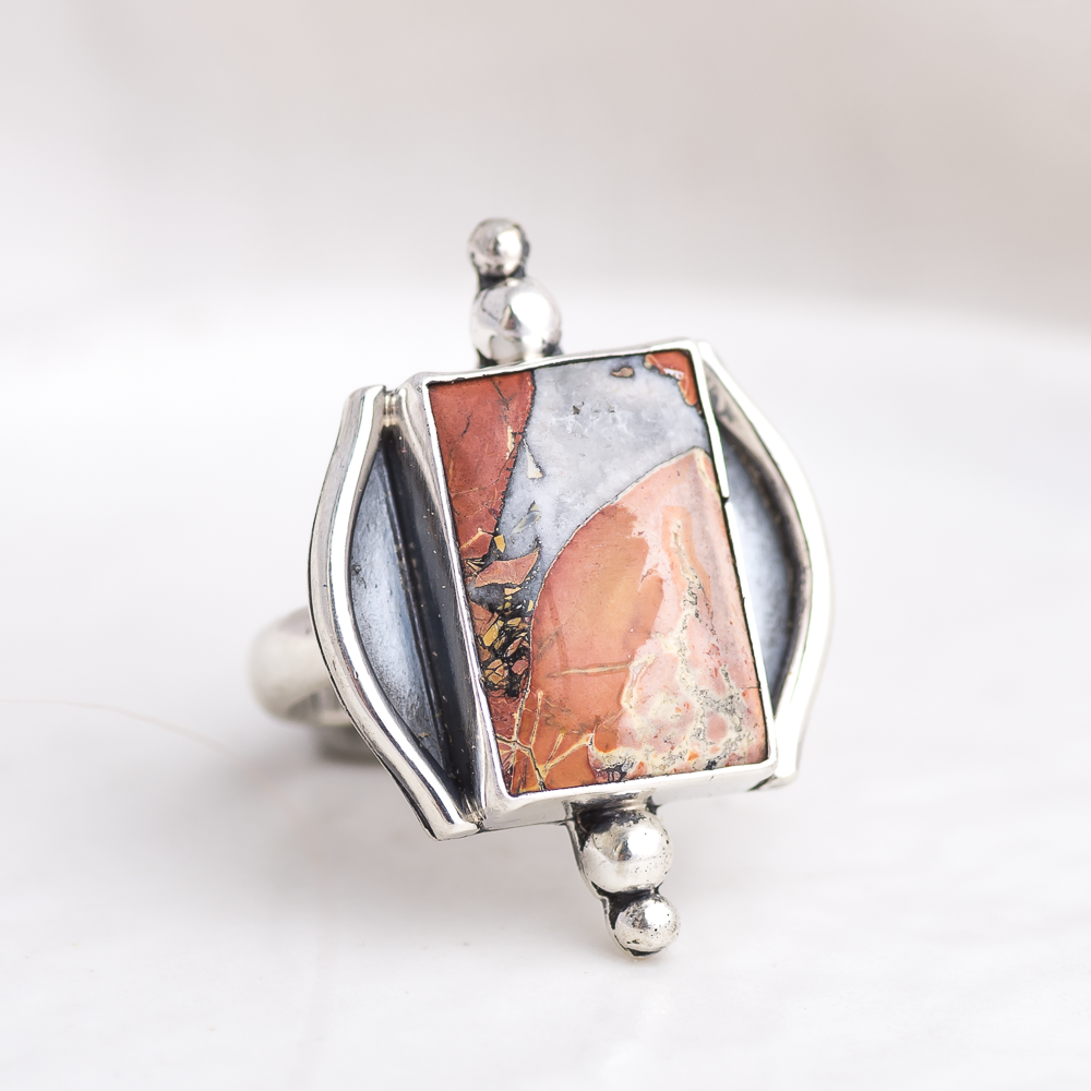 Dunes Ring (seconds) ◇ Maligano Jasper ◇ Size 7.5