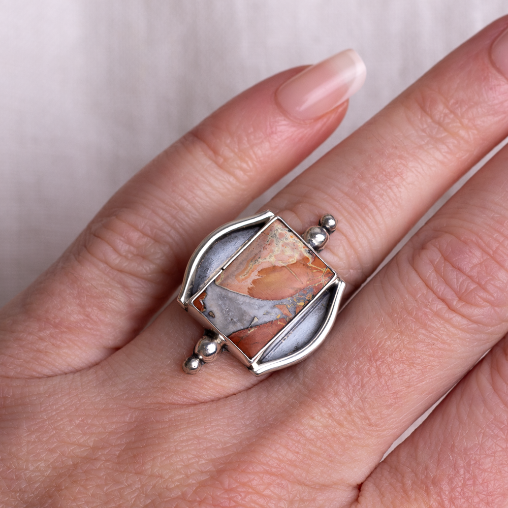 Dunes Ring (seconds) ◇ Maligano Jasper ◇ Size 7.5