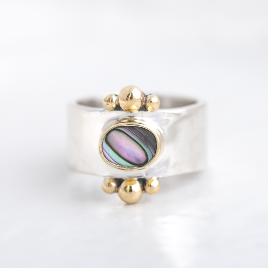 Abalone Affinity Ring ◇ Size 5.5