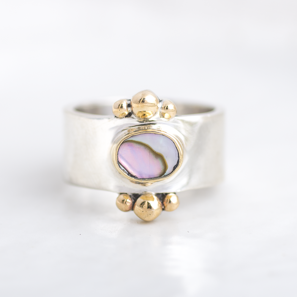 Abalone Affinity Ring ◇ Size 6.5