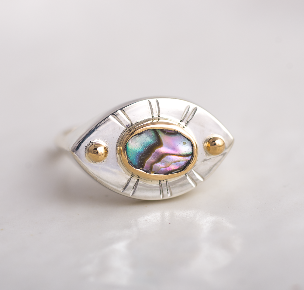 Vision Ring ◇ Abalone ◇ Made in your size.