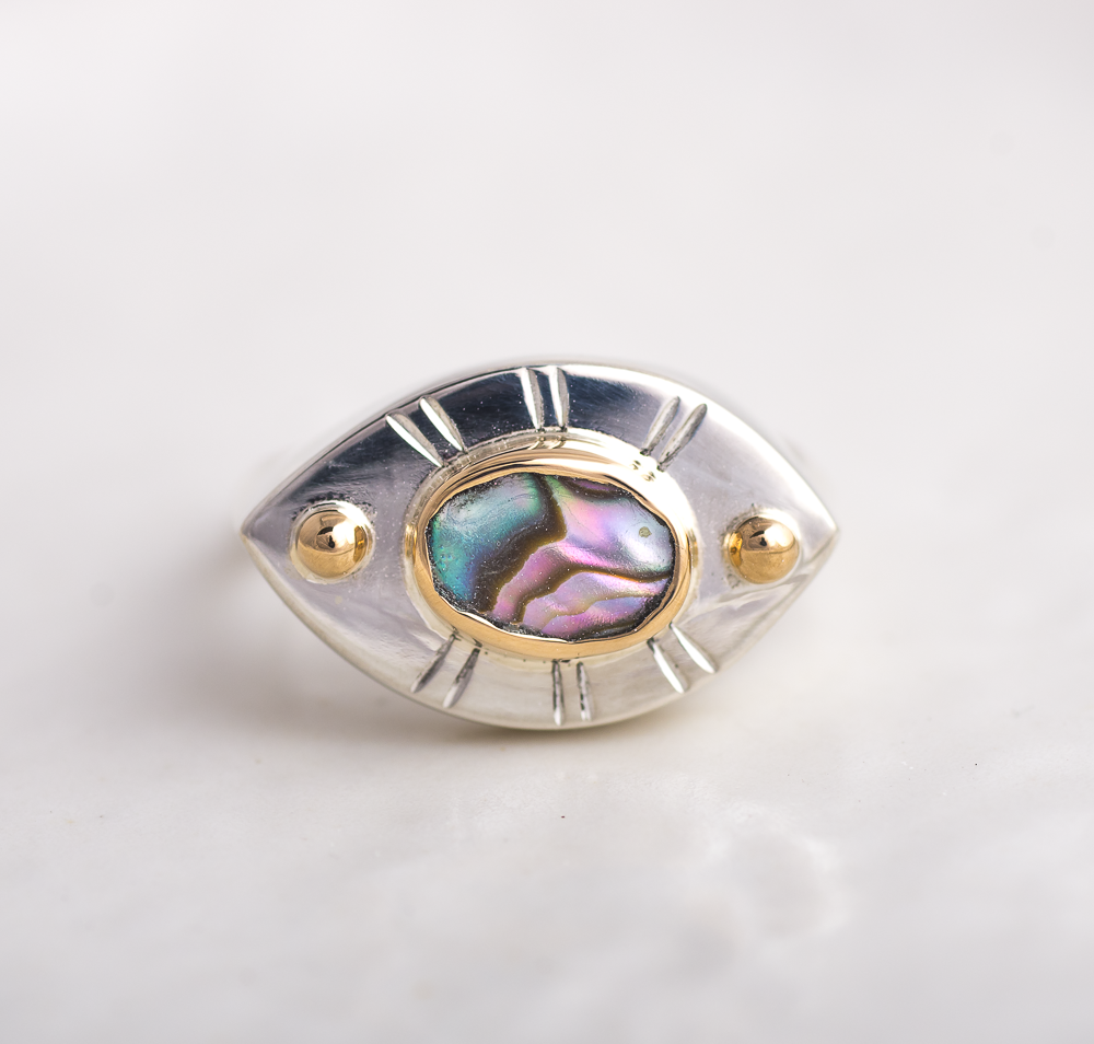 Vision Ring ◇ Abalone ◇ Made in your size.