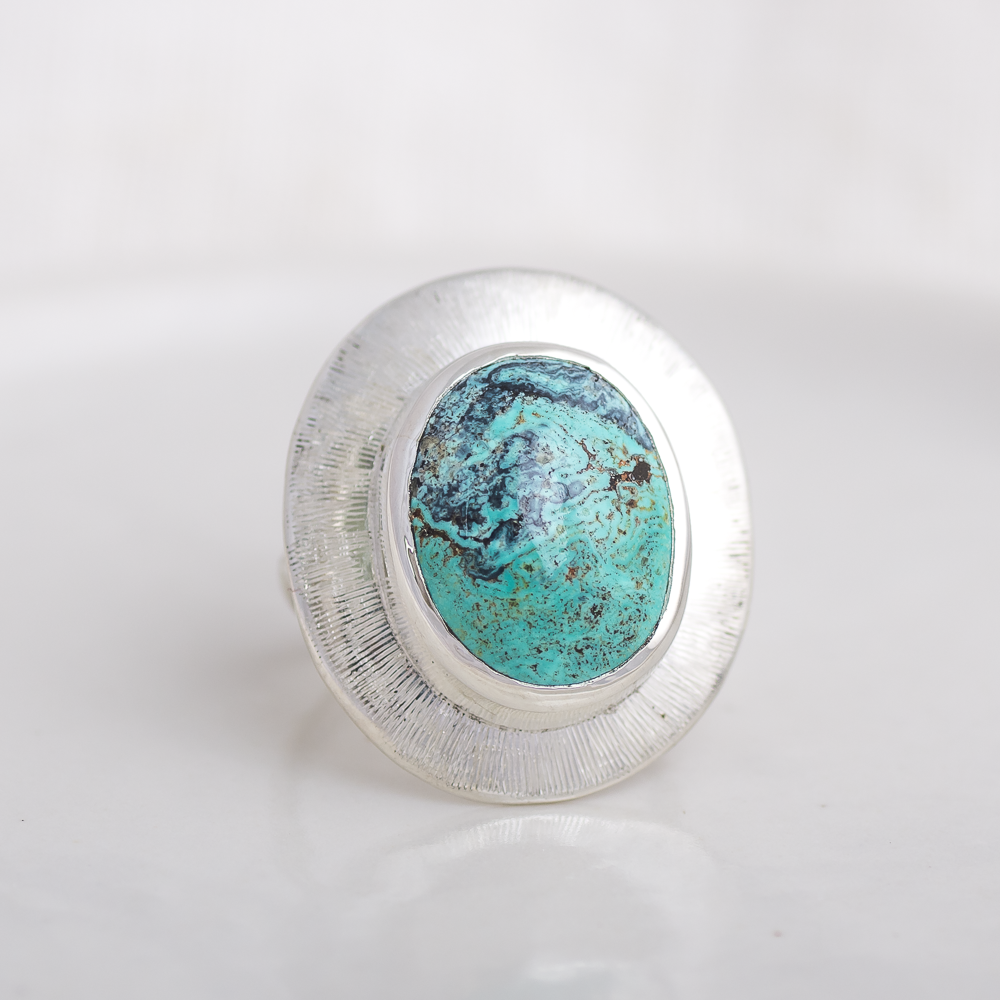 Liminal Ring ◇ Hubei Turquoise ◇ Size 6.5