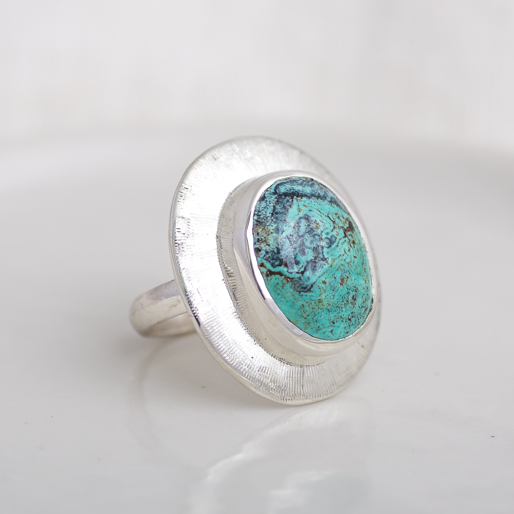 Liminal Ring ◇ Hubei Turquoise ◇ Size 6.5