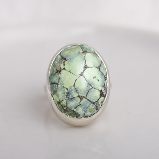 Lumious Ring ◇ Hubei Turquoise ◇ Size 7