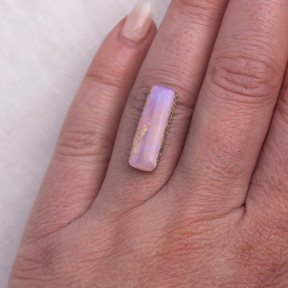 Custom Lumious Ring ◇ Australian Opal ◇ Made in your size