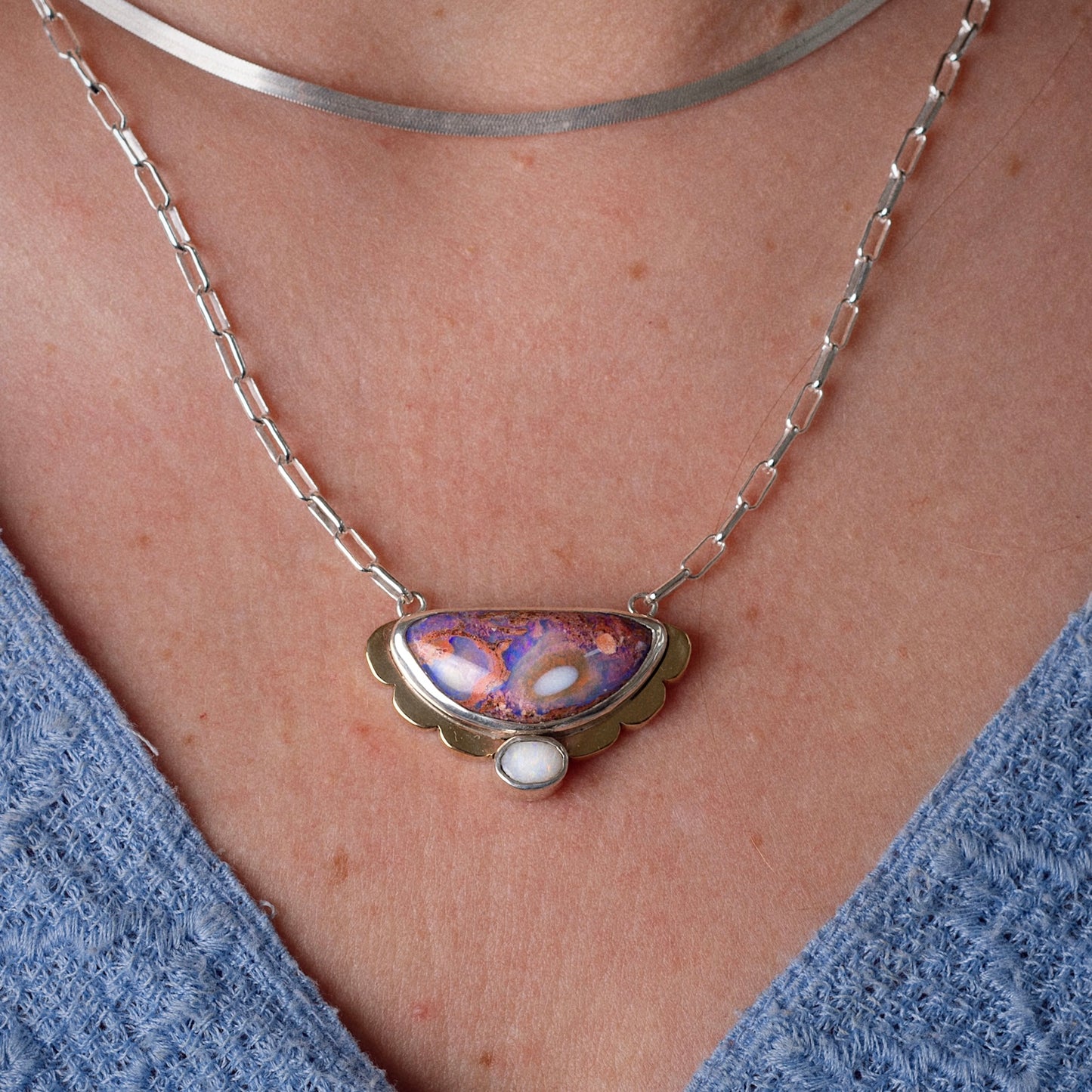 Tidal Necklace ◇ Australian Opal